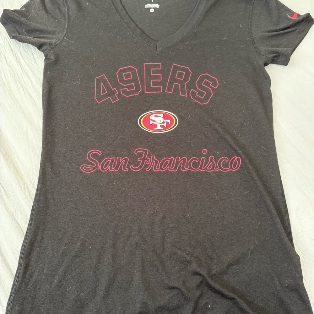 NFL Black Dri-Fit V-Neck Tee